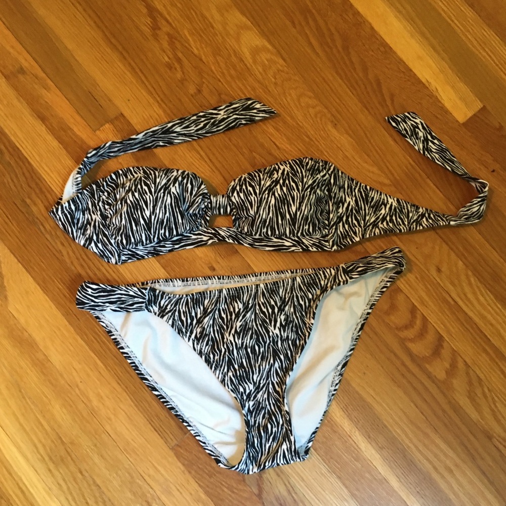 Zebra bikini XS